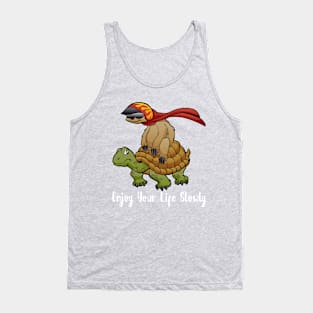 Enjoy Your Life Slowly with A Sloth Tank Top